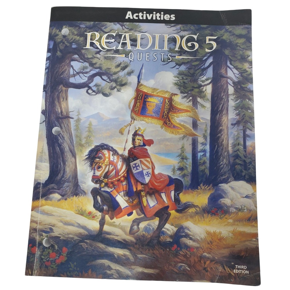 BJU Press Reading 5 Quests Activities Grade 5‎  Used Workbook